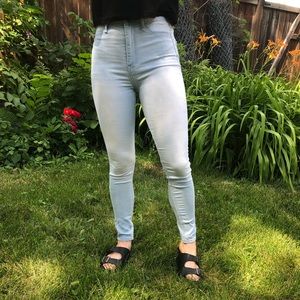 Hollister Jeggings with side zipper